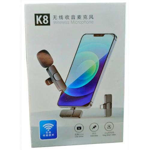 K8 Wireless Microphone Single Mic